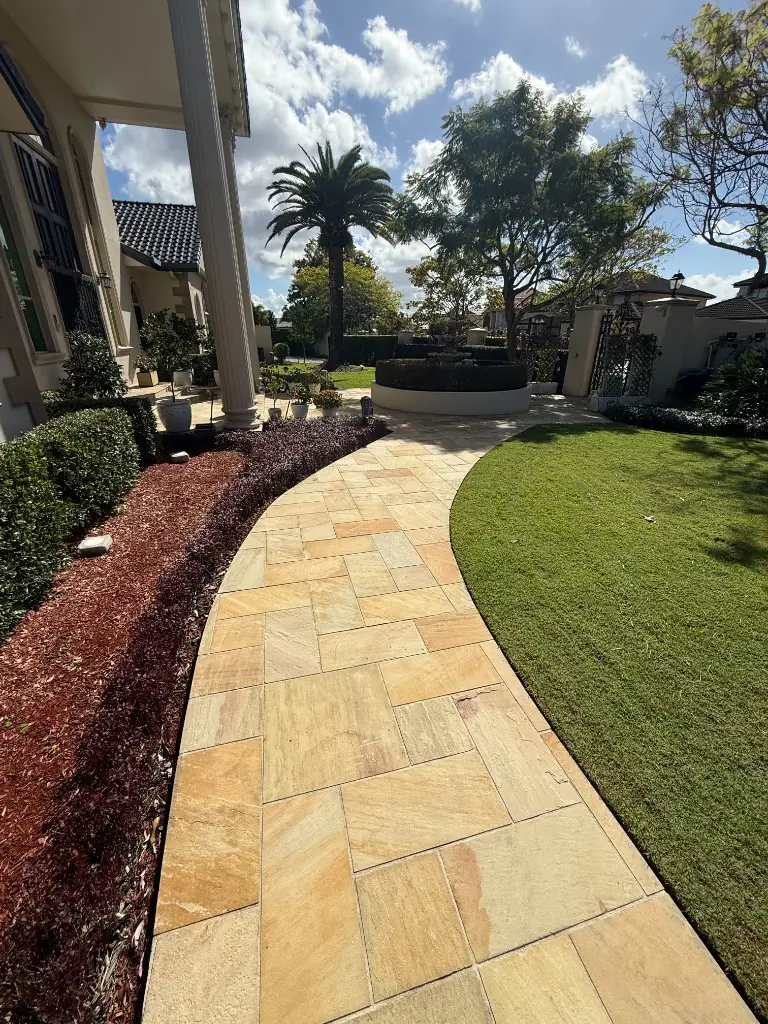 Paver Cleaning after