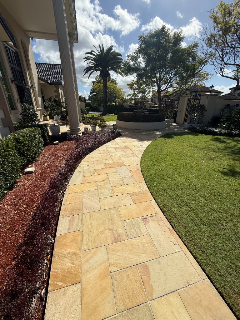 Paver Cleaning after